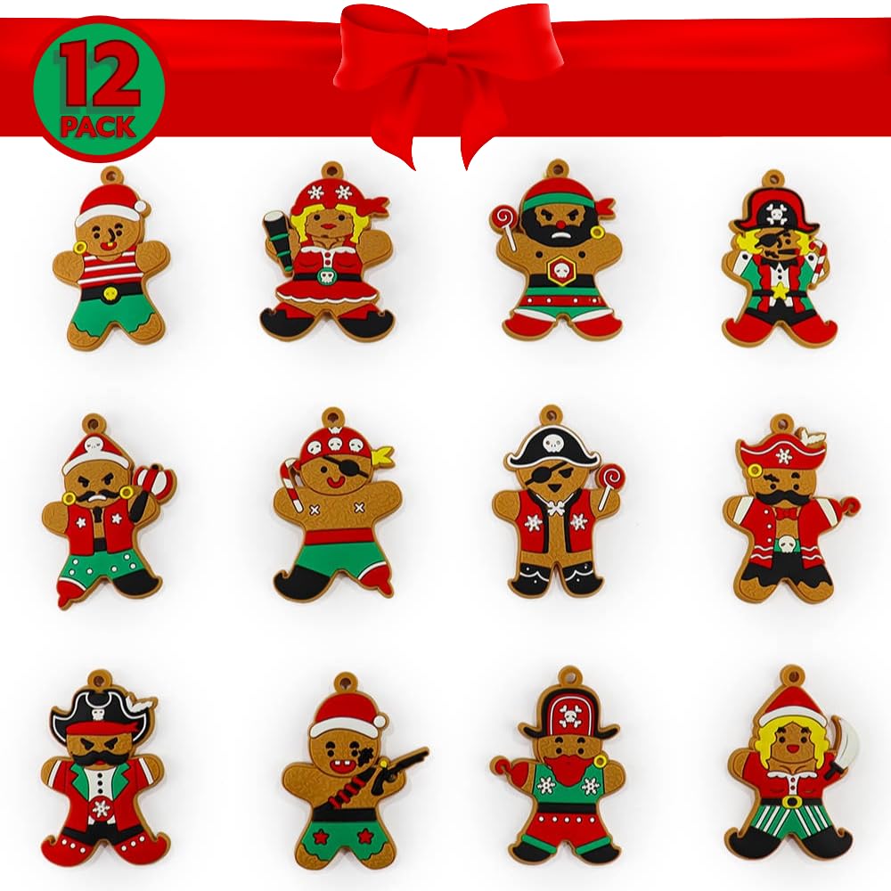 Amazon.com: JDS Toy Store (12 pk) Assorted Christmas Gingerbread