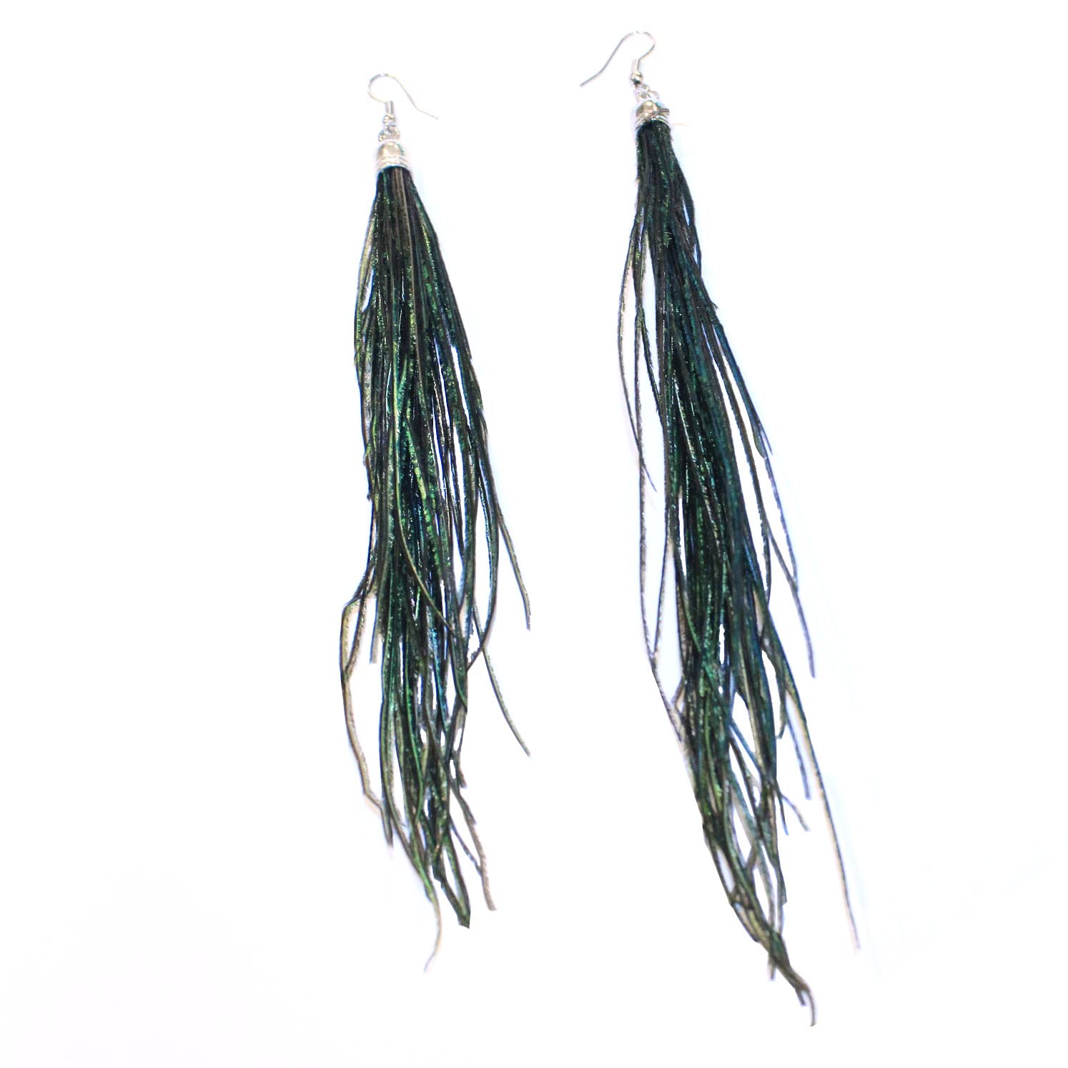 La Belleza Peacock Feather Long Dangler Earring Eardrop for Girls & Women(4 Inch Long) (B0B4G8B5LB) Amazon Price History, Amazon Price Tracker