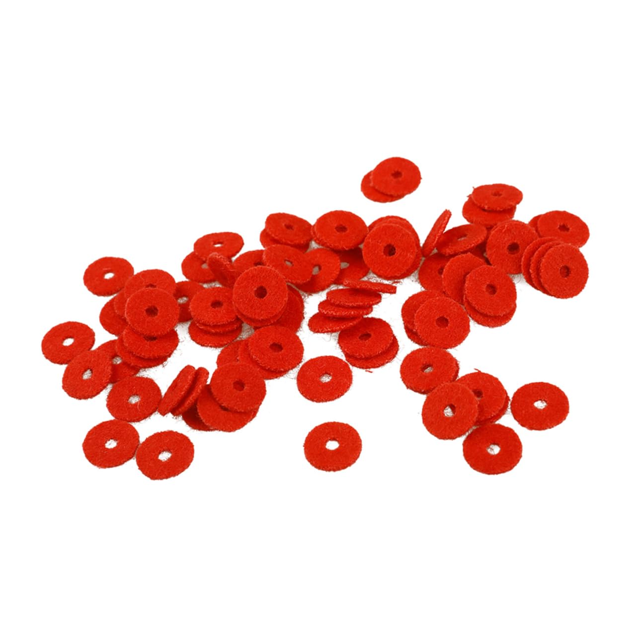 FUNOMOCYA Piano Tuning Kit 90pcs Piano Felt Washers Australian Fleece for Noise Reduction Key Leveling