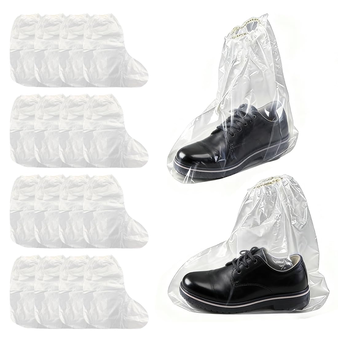 Copriscarpe Monouso Impermeabili Antiscivolo USA e Getta per Pioggia Outdoor