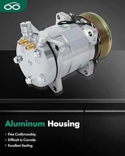 Miniatura 3 de SCITOO Compresor de CA 1985-1987 para J-eep para Cherokee 1987-1990 para J-eep Wrangler 1985-1986 para J-eep CJ7 CO 9537C