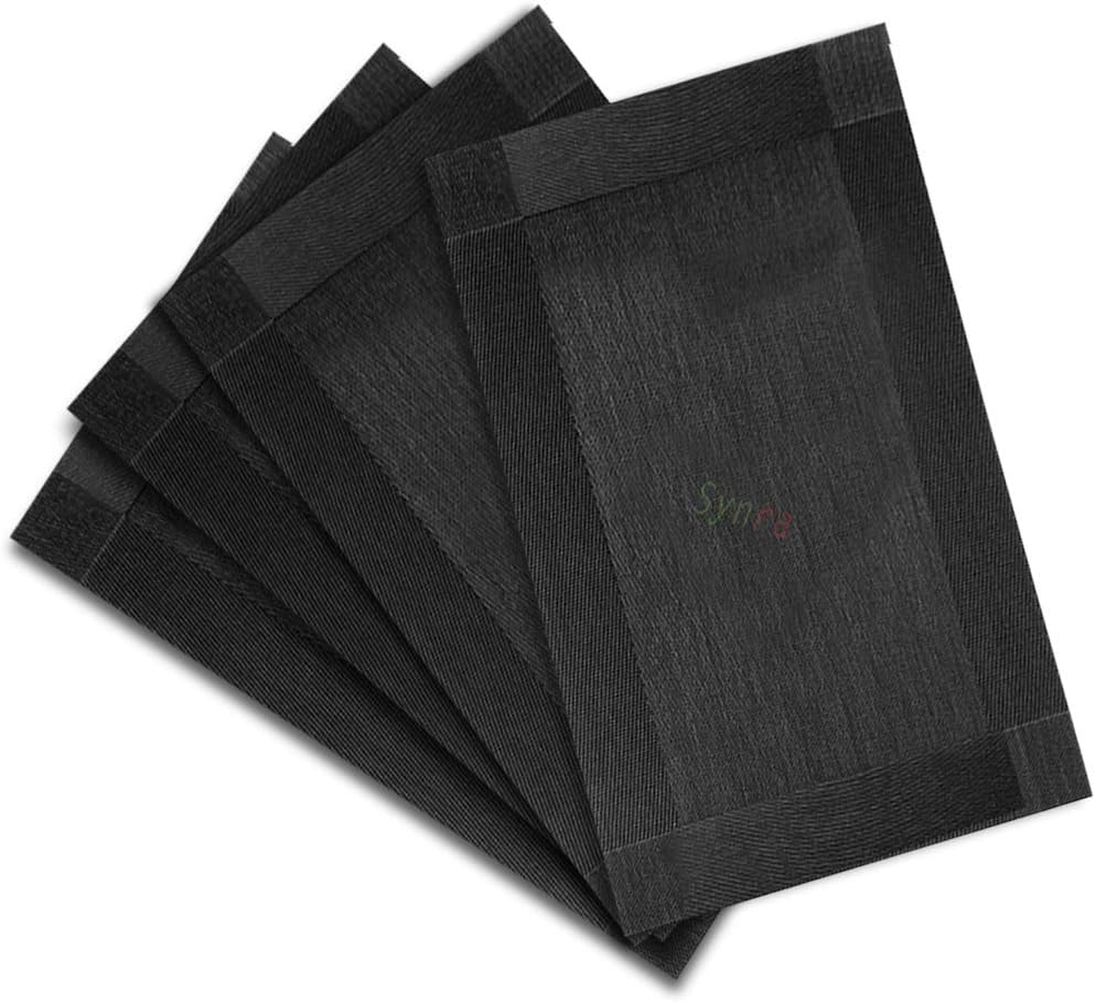 Black Friday Sale 2022 Synra Placemats for Dining Table, Set of 4, Easy Care, Set an Elegant and Inviting Table, and Durable, Non-Slip, Heat-Resistive, and Water-Resistive, Black Color Black Friday Sale 2022 Synra Placemats for Dining Table, Set of 4, Easy Care, Set an Elegant and Inviting Table, and Durable, Non-Slip, Heat-Resistive, and Water-Resistive, Black Color