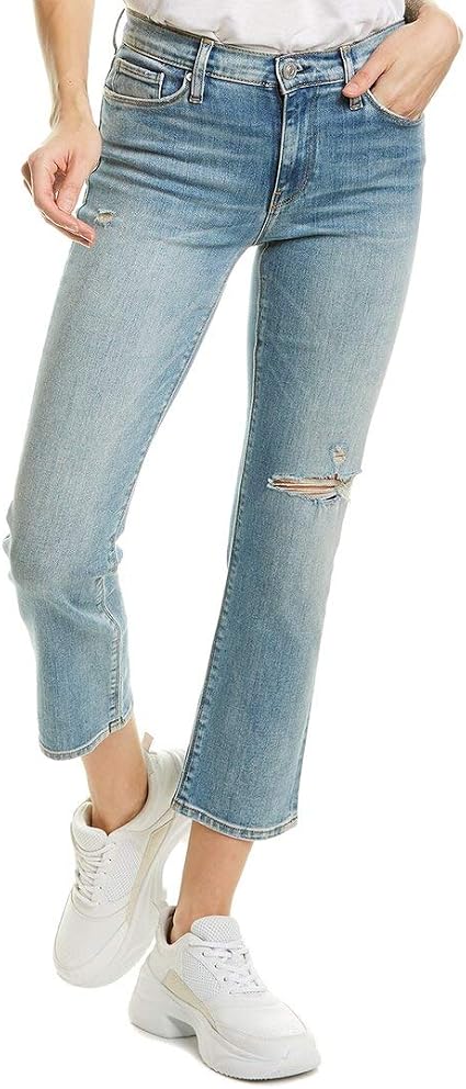 Nico Mid Rise Straight Leg Crop Jean 