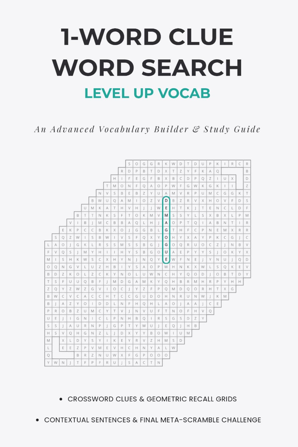 1-Word Clue Word Search: Level Up Vocab