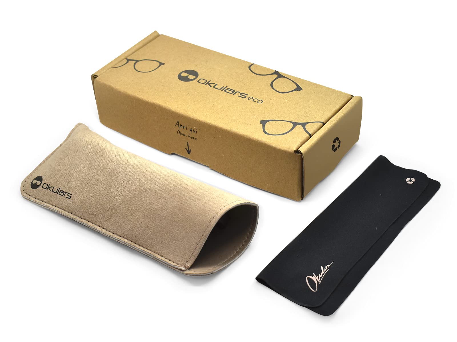 Okulars® Eco Pacific Recycled PET - Anti-Blue Light Filter Glasses for Men and Women Black, One Size - Image 3