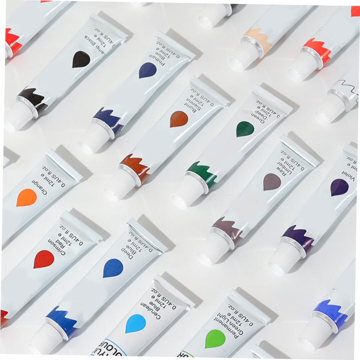 HEMOTON Set di Colori Acrilici per Principianti, Pittura | Abs e Propilene, Facile da Applicare e Portatile, per Painting Crafts e Uso Ragazzo Ragazza