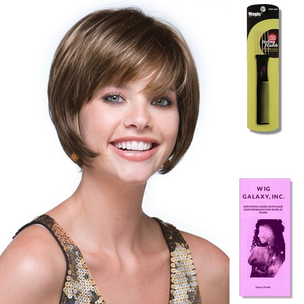 Rene of Paris Bundle - 3 items: Audrey, Chiffon Scarf, Booklet, Color Chosen: Creamy Toffee