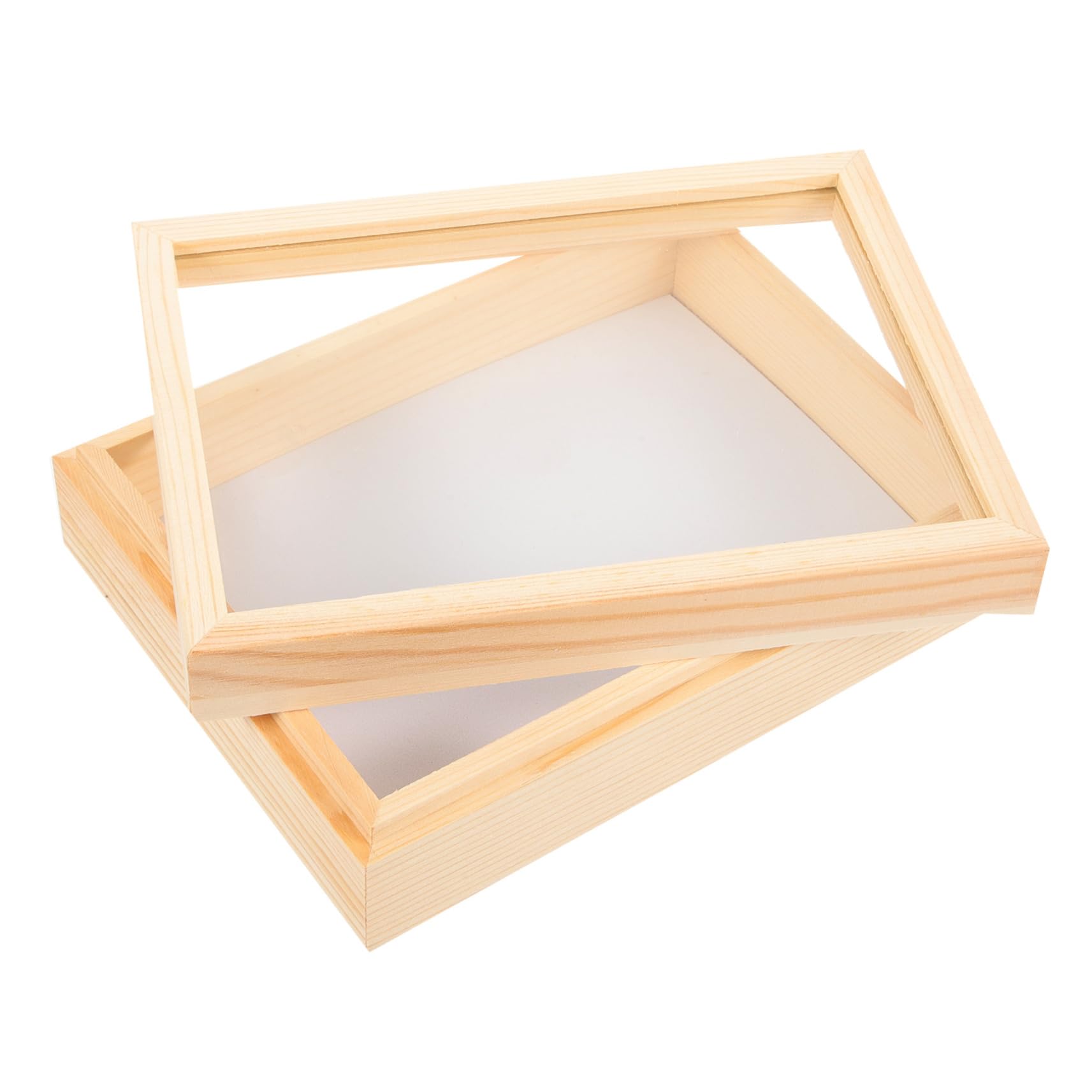 CHILDWEET Box Educaiton Tool Insect Display Frame Entomology Display Cases Insect Exhibit Case Insect Cage Capture Tool Wooden