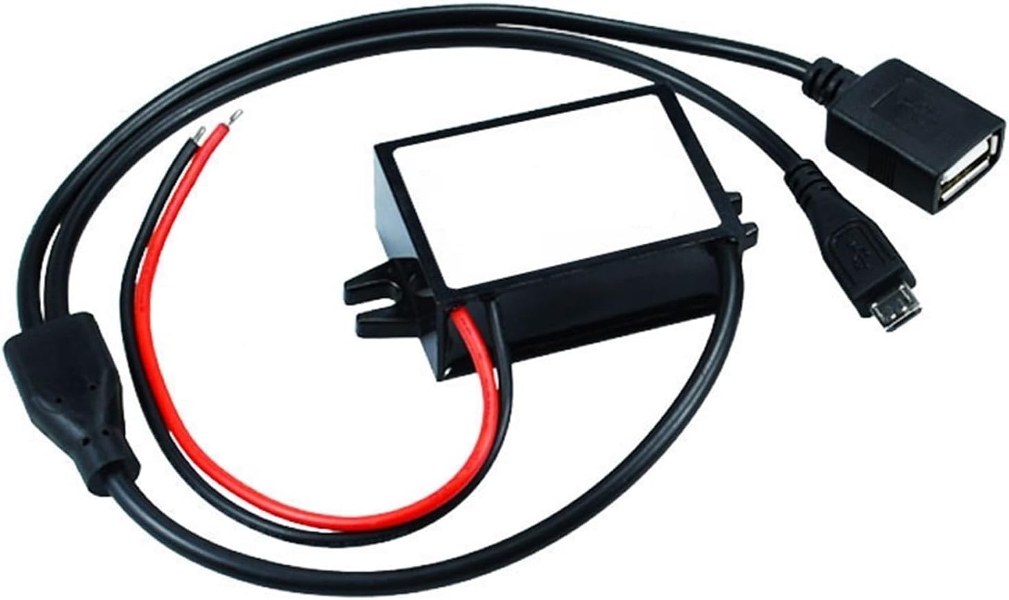 12V 24V 36V 48V 60V 72V to 5V 3A Inverter Converter Mini Micro Female USB Car Phone Charger Adapter for GPS DVR Recorder(USB and Micro USB,DC 30-90V)