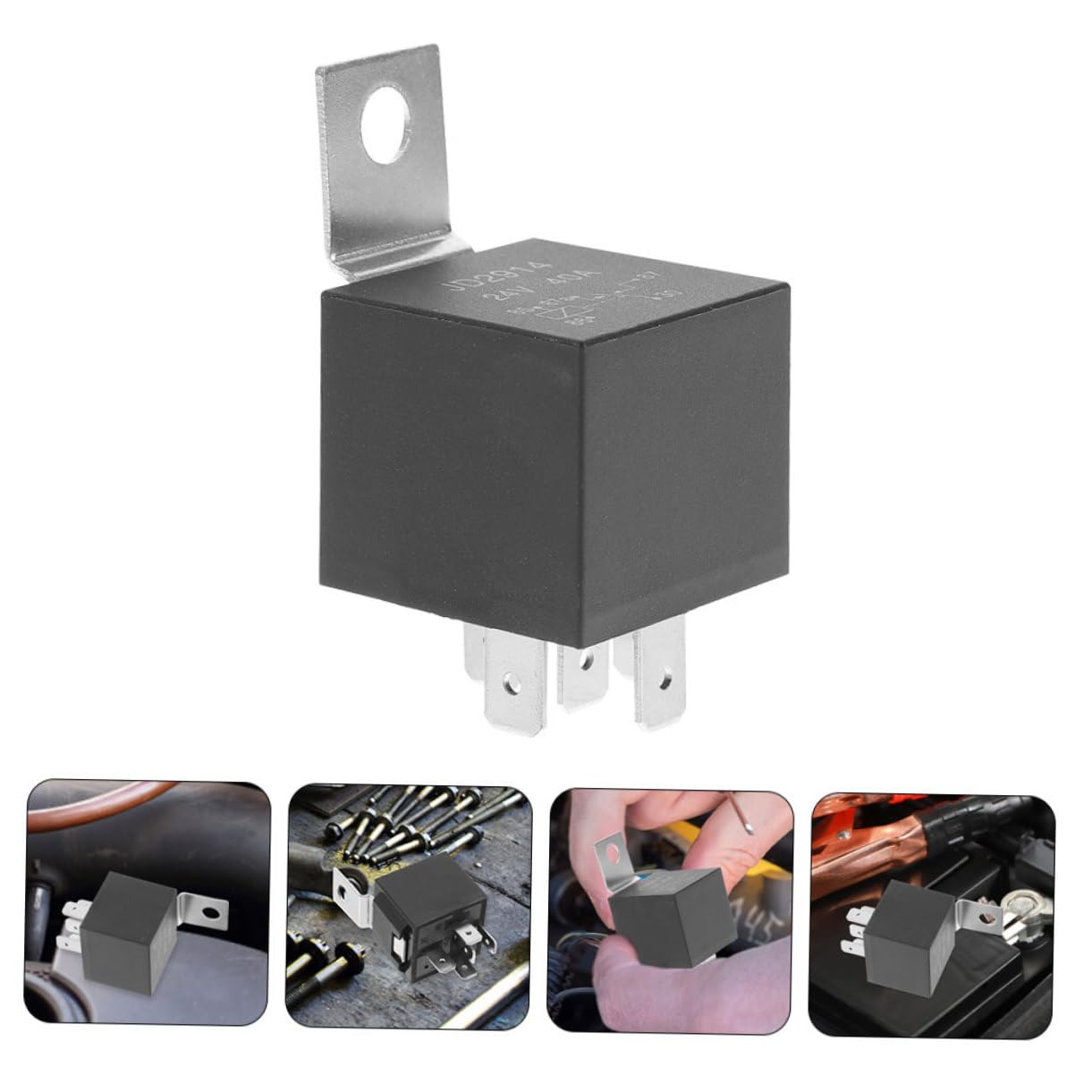 10 Piezas Relé Automotriz Relés Para Marina De 5 Pines Accesorios De Reemplazo Automotriz De 40 Amperios s Para Camión De Coche Para Arranque Plástico