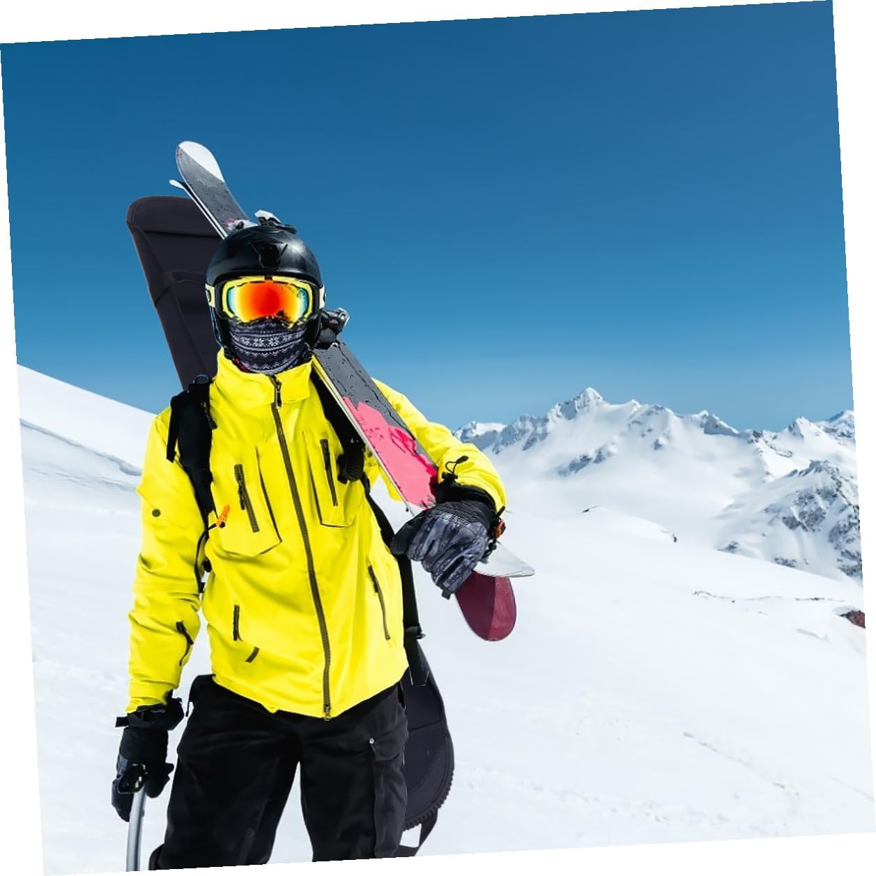 INOOMP Snowboard Storage Bag Ski Gear Backpack Lightweight Snowboard Cover with Shoulder Straps Sturdy Protection Travel and Outdoor Winter Sports