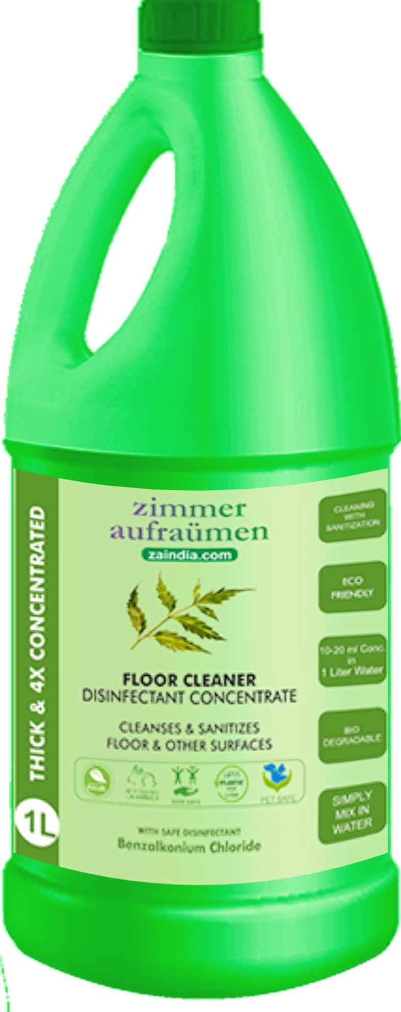 Zimmer Aufraumen NEEM FLOOR CLEANER COCENTRATE 1 Litre, THICK & 4X CONCENTRATED,ECONOMICAL (B08WZCK2PQ) Amazon Price History, Amazon Price Tracker