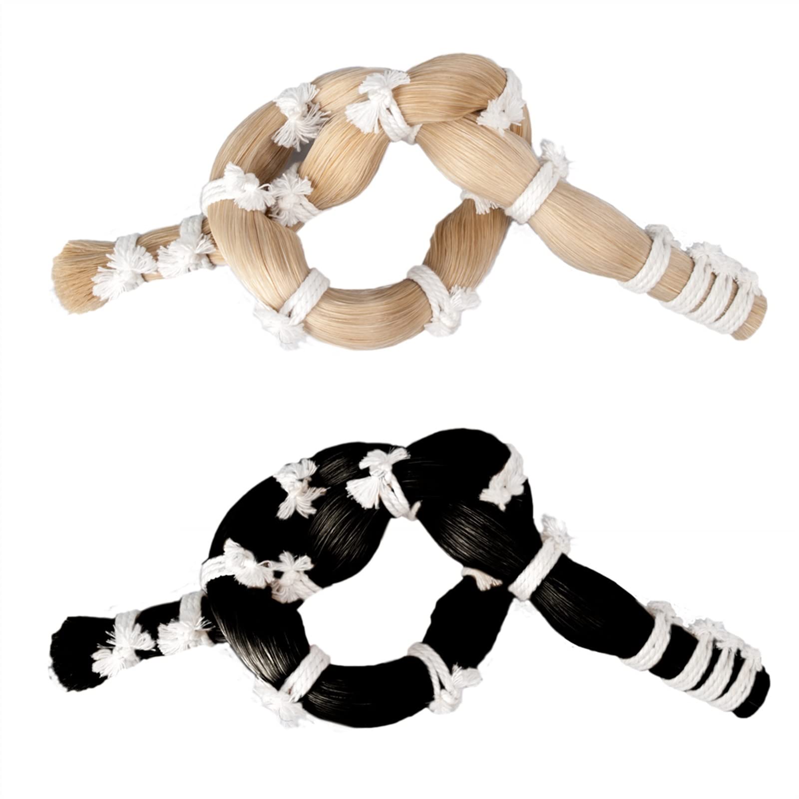 Pelo De Caballo Real De 250g/500g, Pelo De Cola De Caballo Blanco Y Negro A Granel, Arco De Violín, Crin De Caballo Para Arco De Violín, Arco De Viola Accesorios para instrumentos de cuerda (Color :