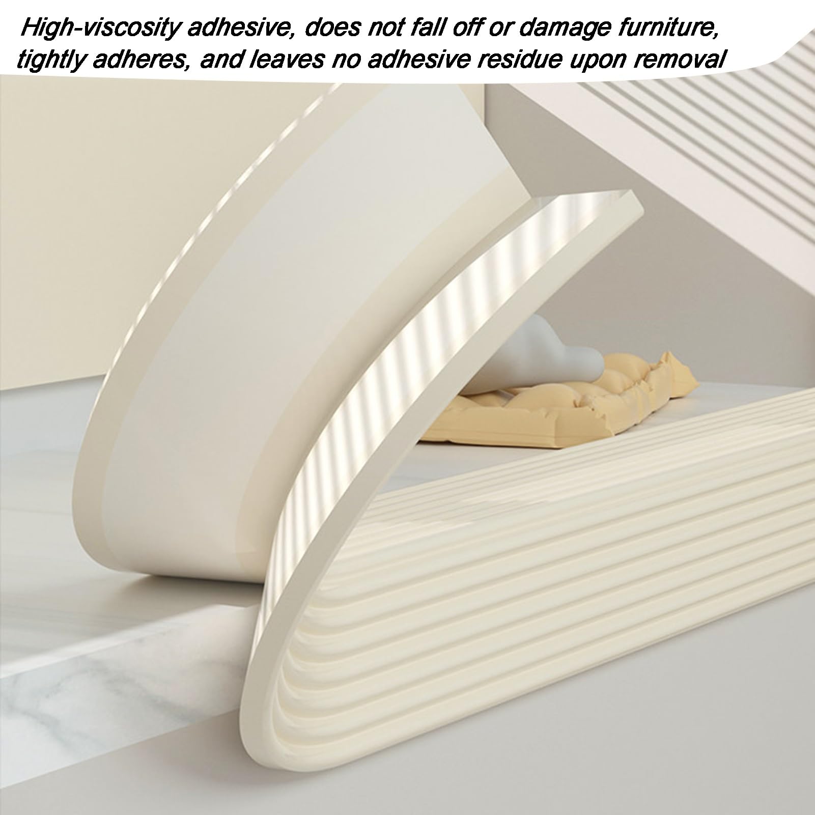 Protector de esquinas de borde de espuma autoadhesiva, protectores de seguridad para mesas, sillas, armarios, muebles, 20 cm de ancho, 1 m de largo