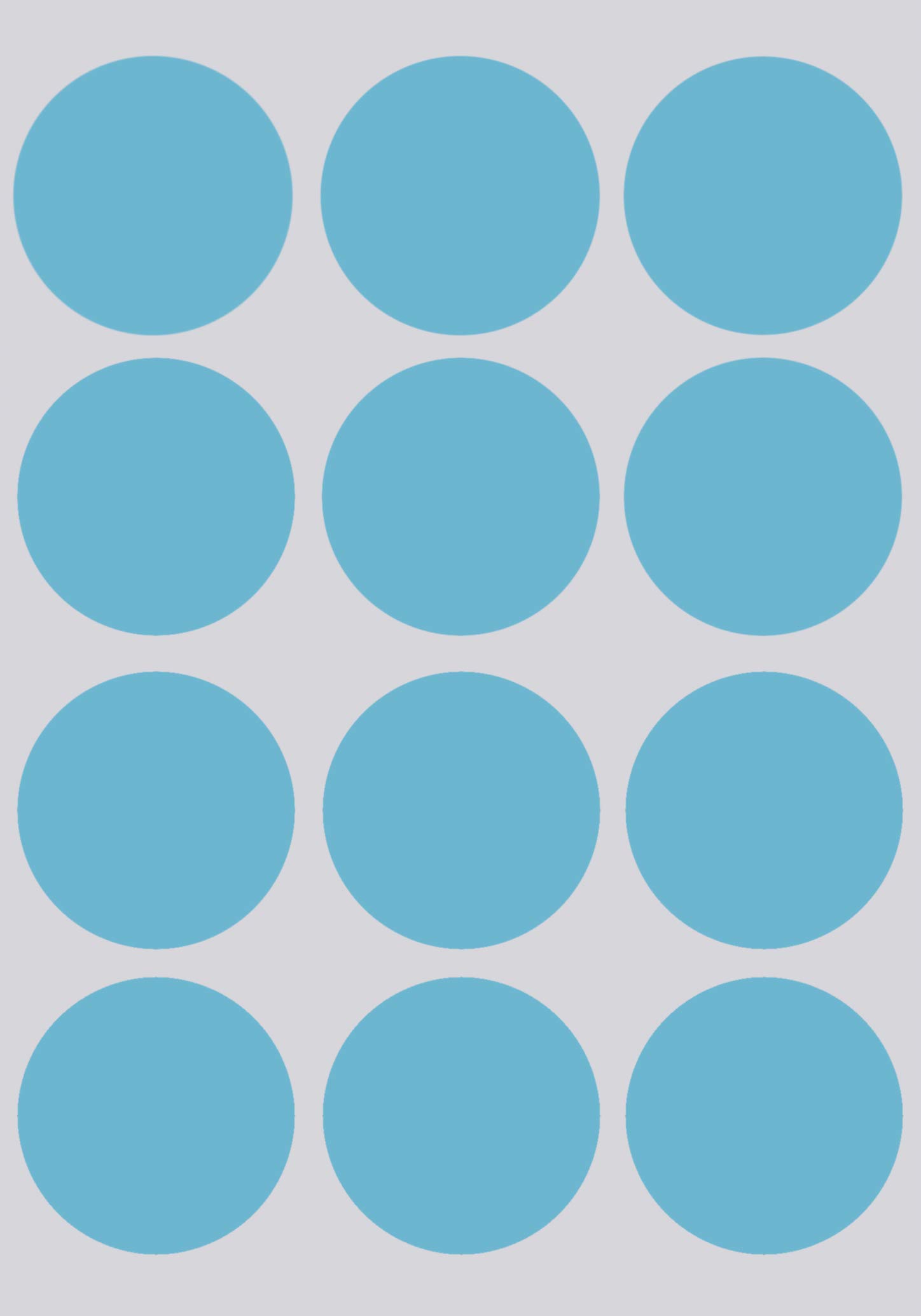 Royal Green Dots Sticker Seals Labels for All-Purpose Use in Light Blue 38mm (1.5 in) 180 Pack