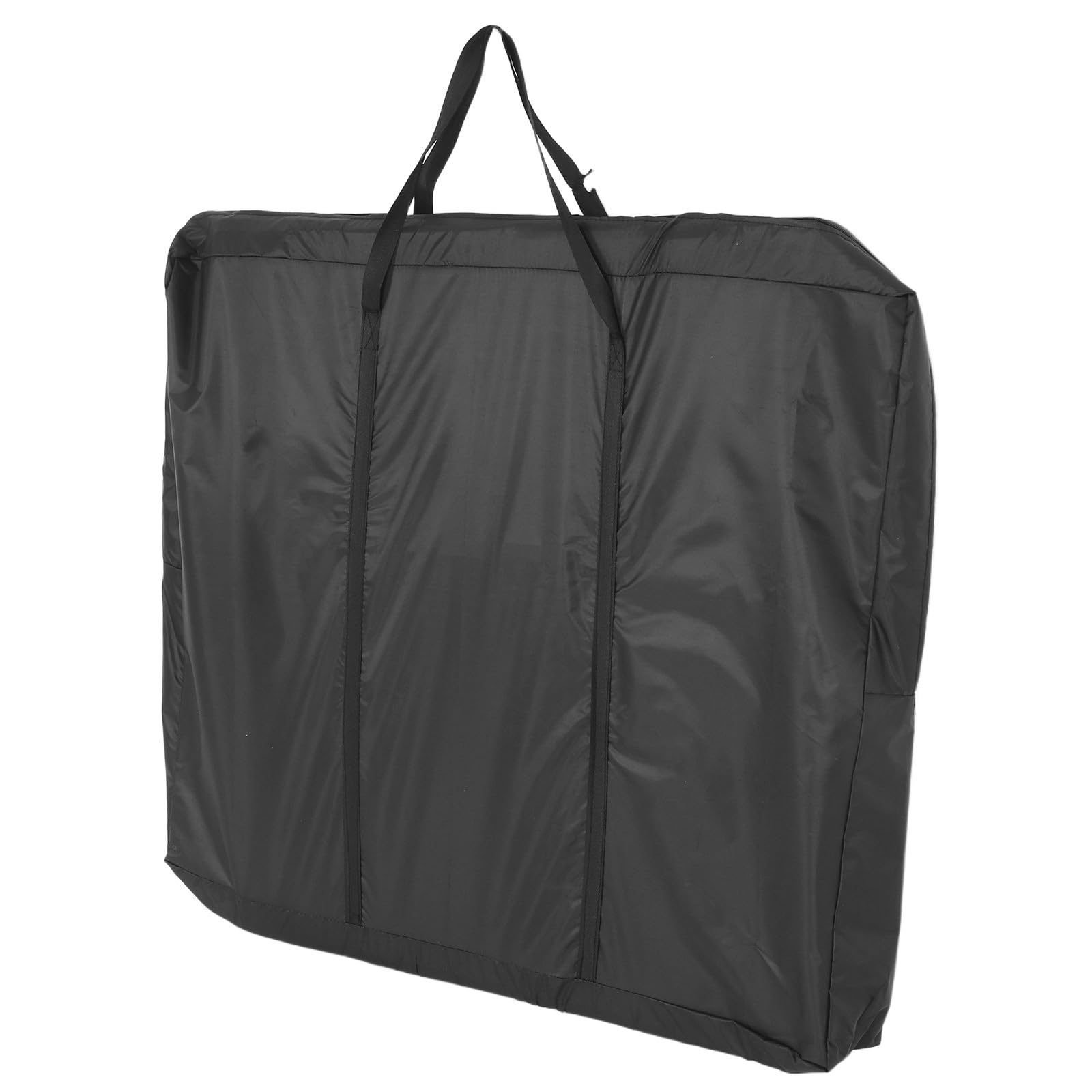 CALLARON Paquet de Rangement Pliable pour Table Pliante en Tissu Oxford Noir, avec Fermeture Éclair Double et Bandoulière Confortable pour Transport et Stockage, Dimensions 92x13x80 Cm