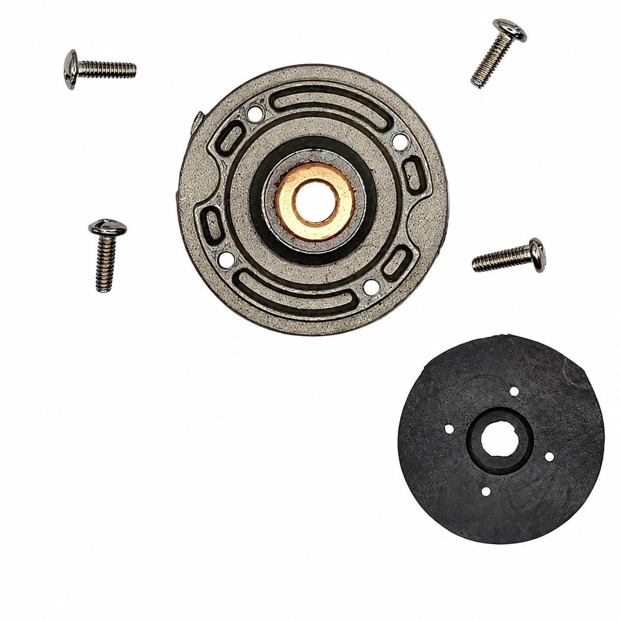 Pmw - Prestige Mixer Grinder Bush Plate with Rubber Gasket & Screws | Compatible Replacement Spare Part(Match & Buy)-image-2