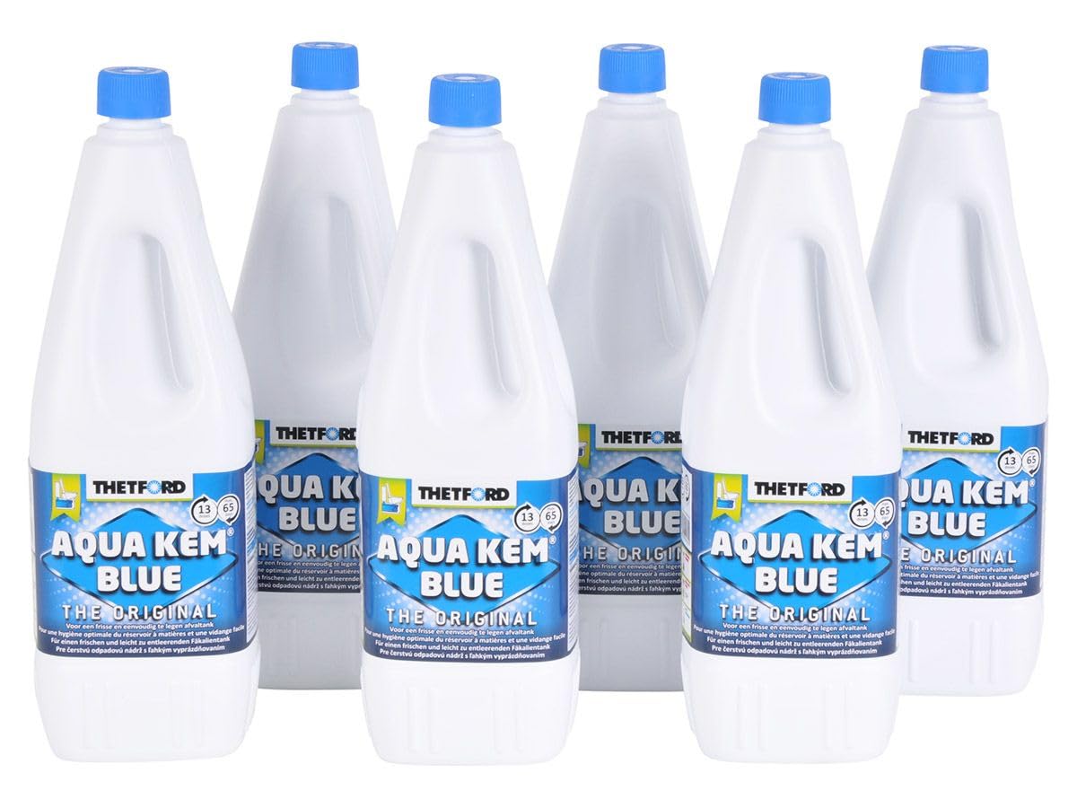 Aqua Kem Blue, 2 litros. Thetford, 6 botellas.