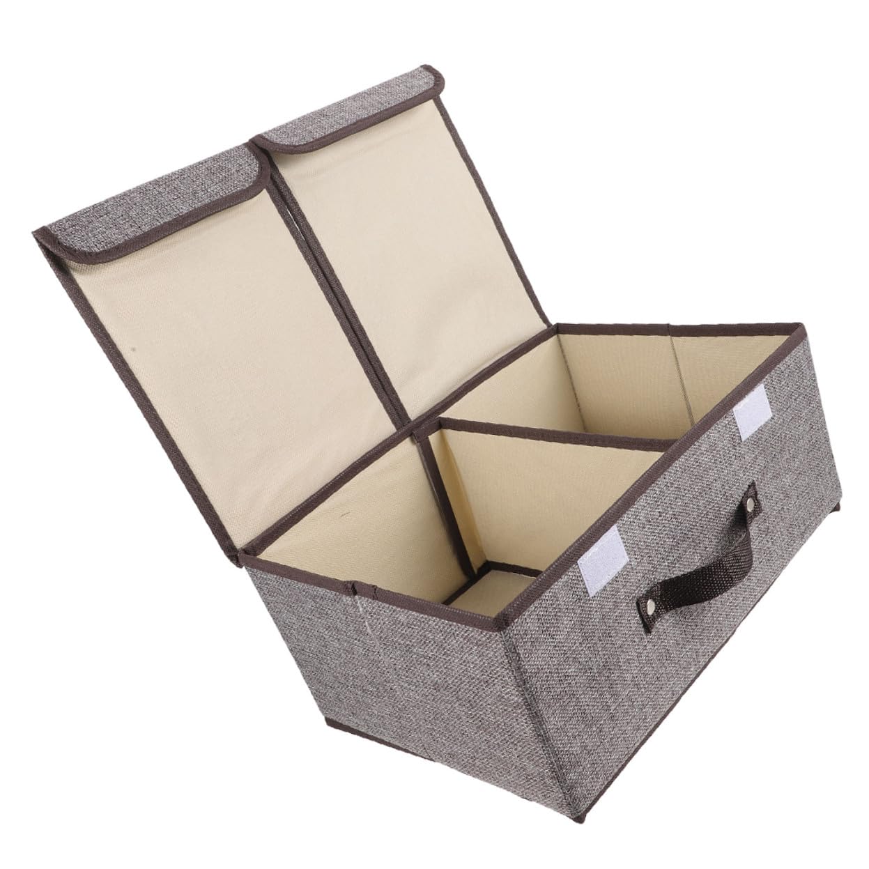 Bac de rangement pliable et transparent pour optimiser les vêtements du placard