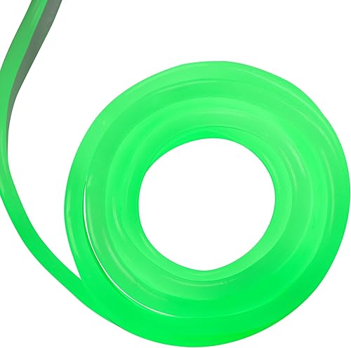 Luces LED de cuerda de Navidad flexibles de grado comercial, 50 pies, color verde