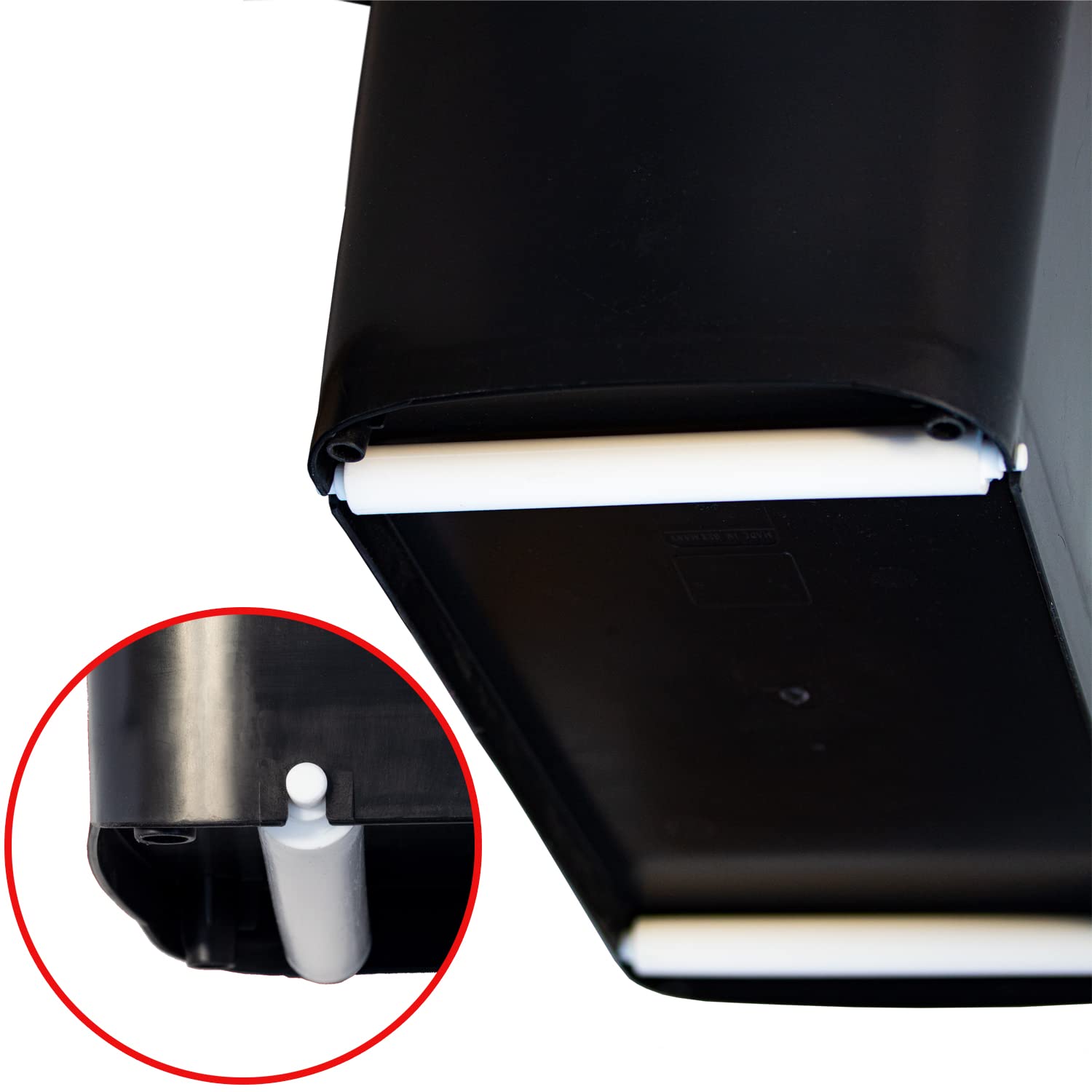 Kronen Hansa Cubo de lavado de azulejos con doble rollo y ruedas para suelo (juego de lavado con 2 rodillos de lavado con eje de metal, ruedas estables, 23 litros)
