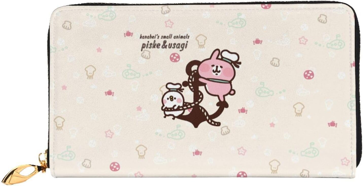 【未使用品】カナヘイ✕Kitamura 二つ折り財布(うさぎ&ピスケ) Amazon | カナ-ヘイの小動物 ピスケとうさぎ ワンピース 長財布