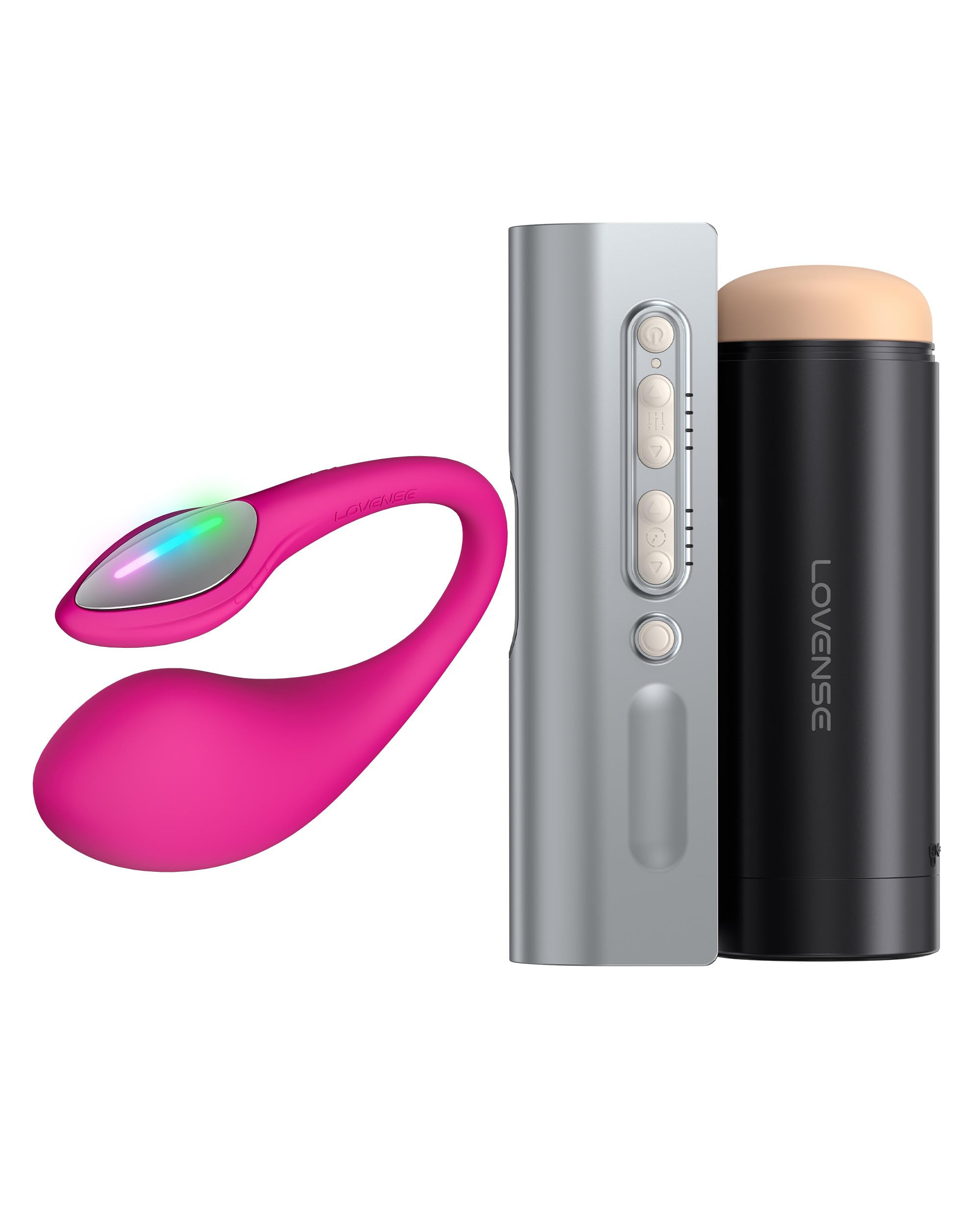 Lovense Bundle Lush 4 e Solace Pro, Sex Toy per Coppia con App Remote