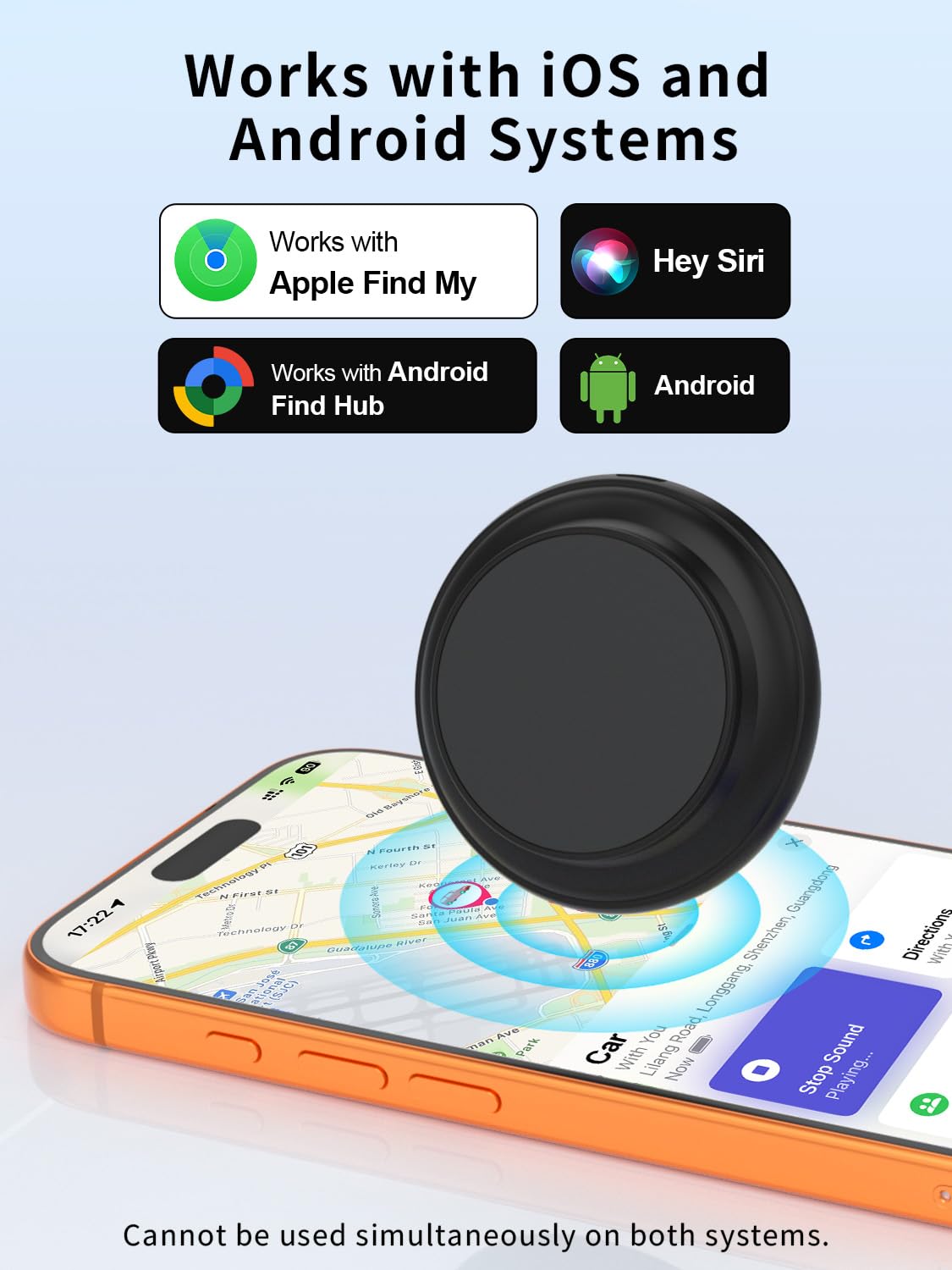 GPS Tracker for Vehicles, Magnetic Car Tracker Compatible with iOS and Android, Global Positioning Hidden Car Tracker, Built-in Ultra-Strong Magnet, IP67 Water-Resistant, No Subscription or Fees - 2