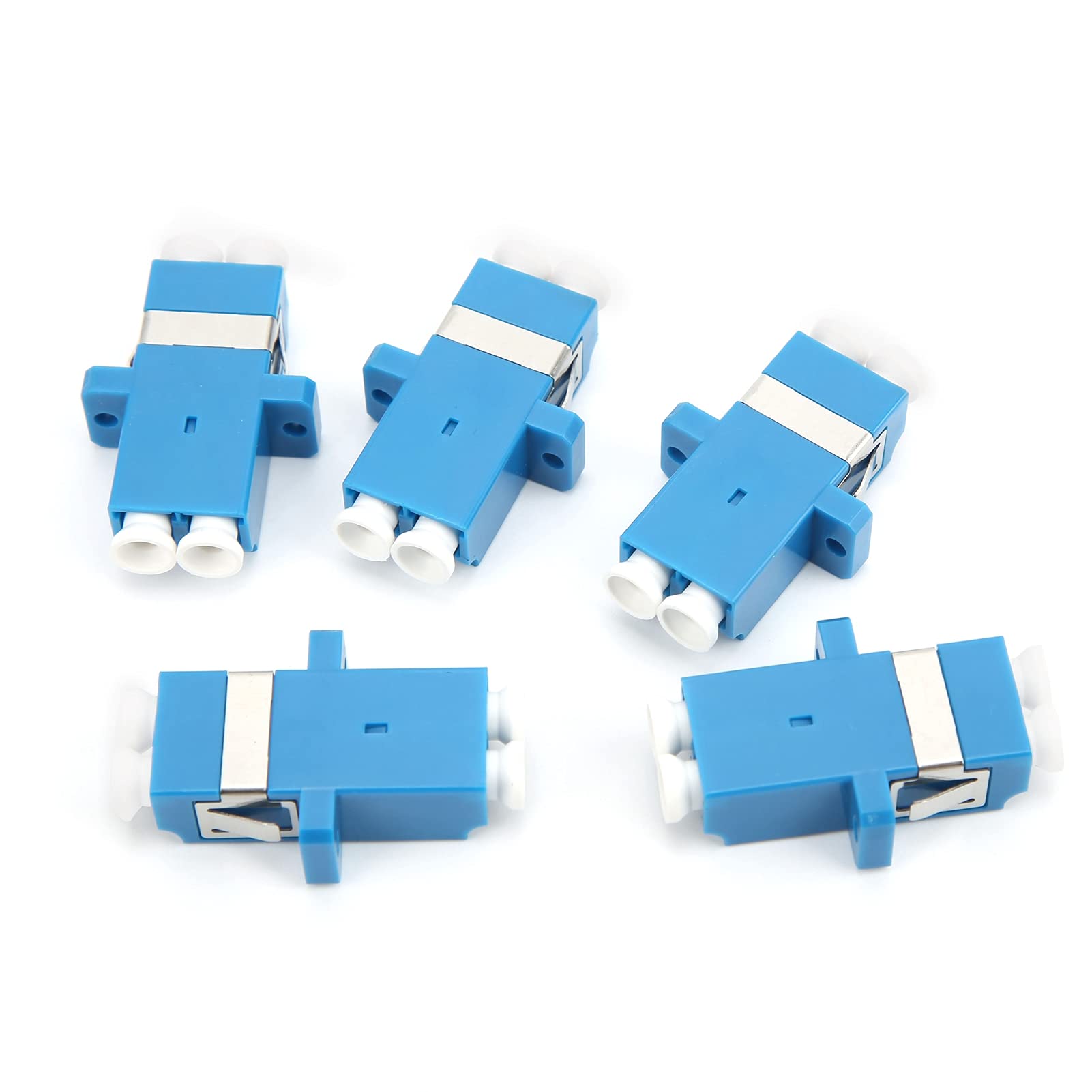 Coupleur de Fibre Optique 50Pcs, Adaptateur de Connecteur Duplex LC-LC/UPC Connecteur de Fibre Optique Connecteur Industriel0