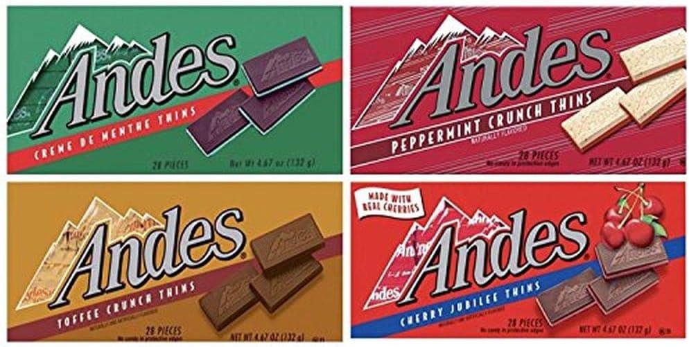 Andes Cherry Jubilee Chocolate Thins Candy by Maker of