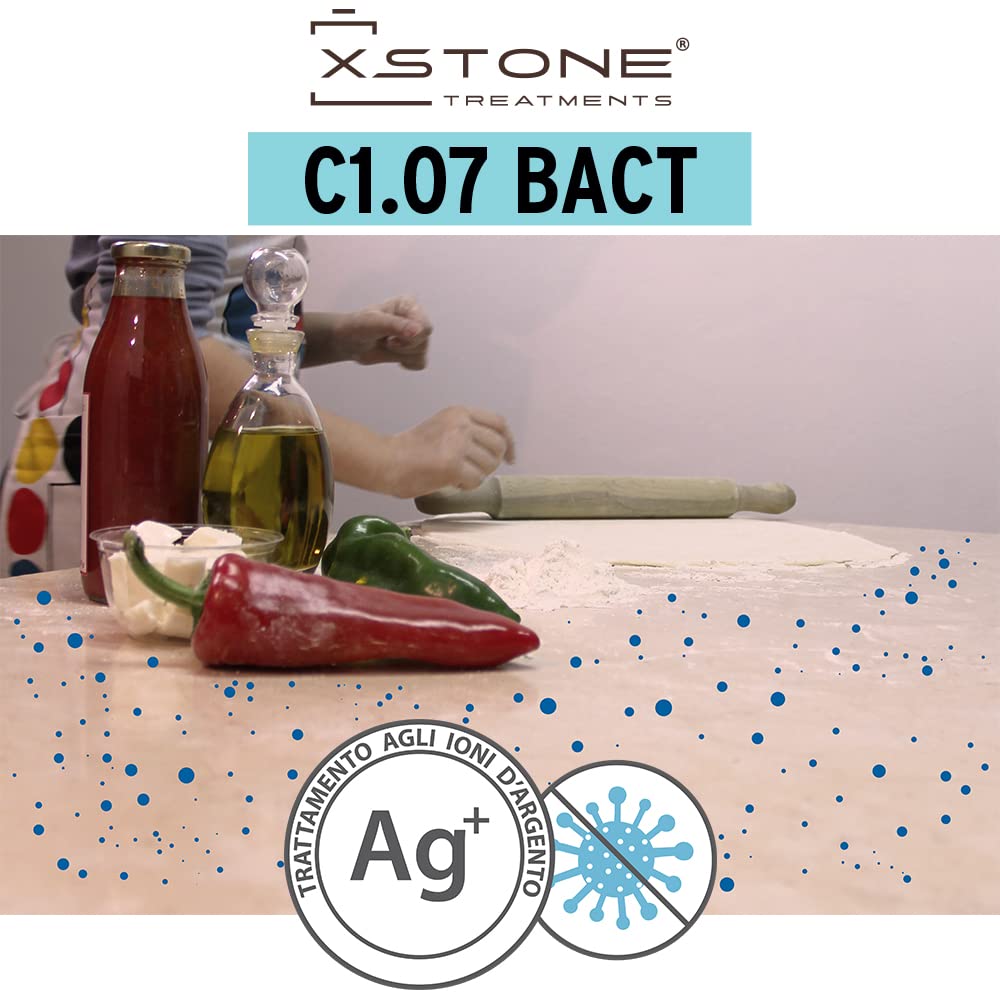 Detergente ANTIBACTERIAL, BLOQUEA bacterias en ENCIMERA DE COCINA/BAÑO en piedra natural. ELIMINA hasta el 99,9% de las bacterias. Pack 3 x 0,5 litros spray