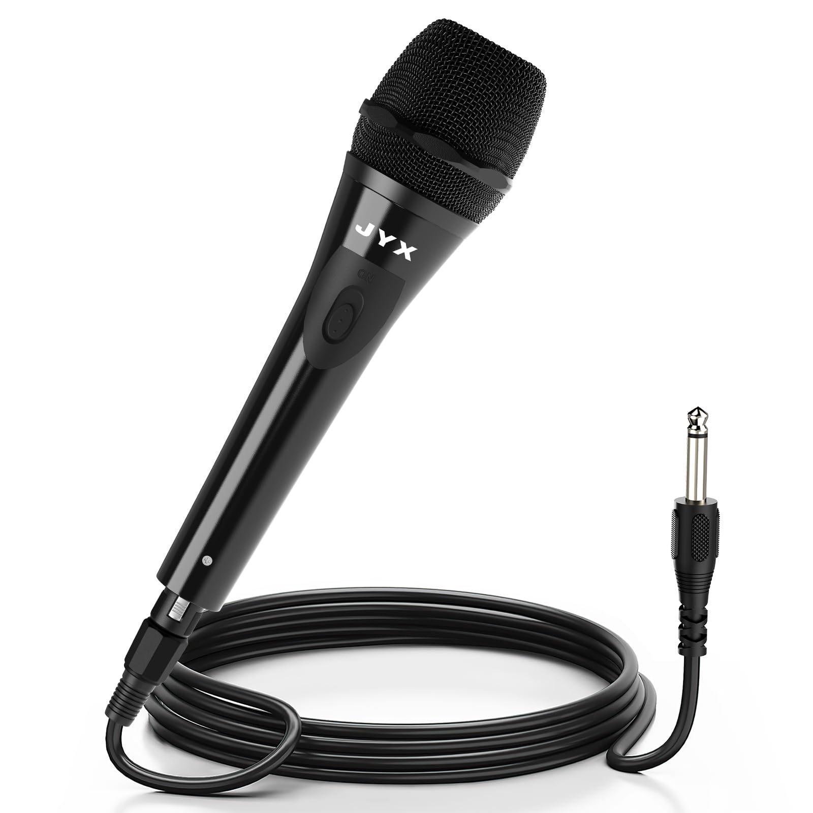 Dynamic Karaoke Microphone, Handheld Wired Voval Microphone with ON/Off Switch, for Karaoke Machine/Speaker/Amp/Mixer/PA System