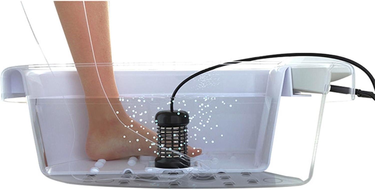 Ionic Foot Bath Detox Machine - 2025 Portable Ionic Feet Spa, Household Negative Hydrogen Foot-Bath Detox Machine for Home Salon Spa(No Tub Included)