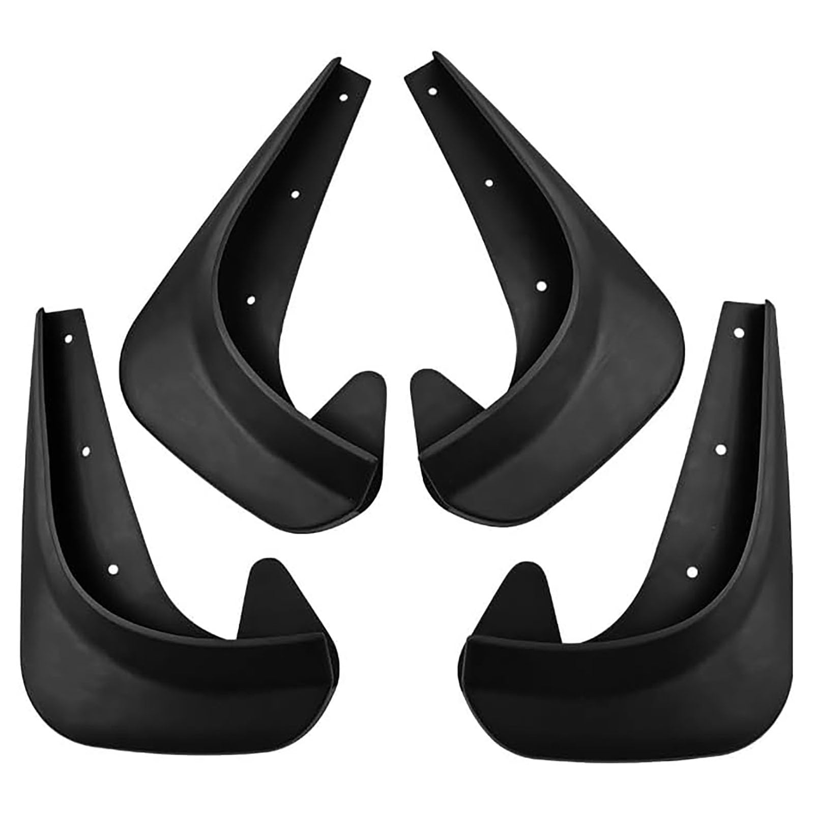 XXMMHTFD 4Pcs Car Mud Flaps, for Audi e-tron GT 2021-2024/Audi Q4 Sportback e-tron 2021-2024 No Drilling Mudflaps Replacement Front Rear ​Fenders Wheel Splash ​Guards Mudguards