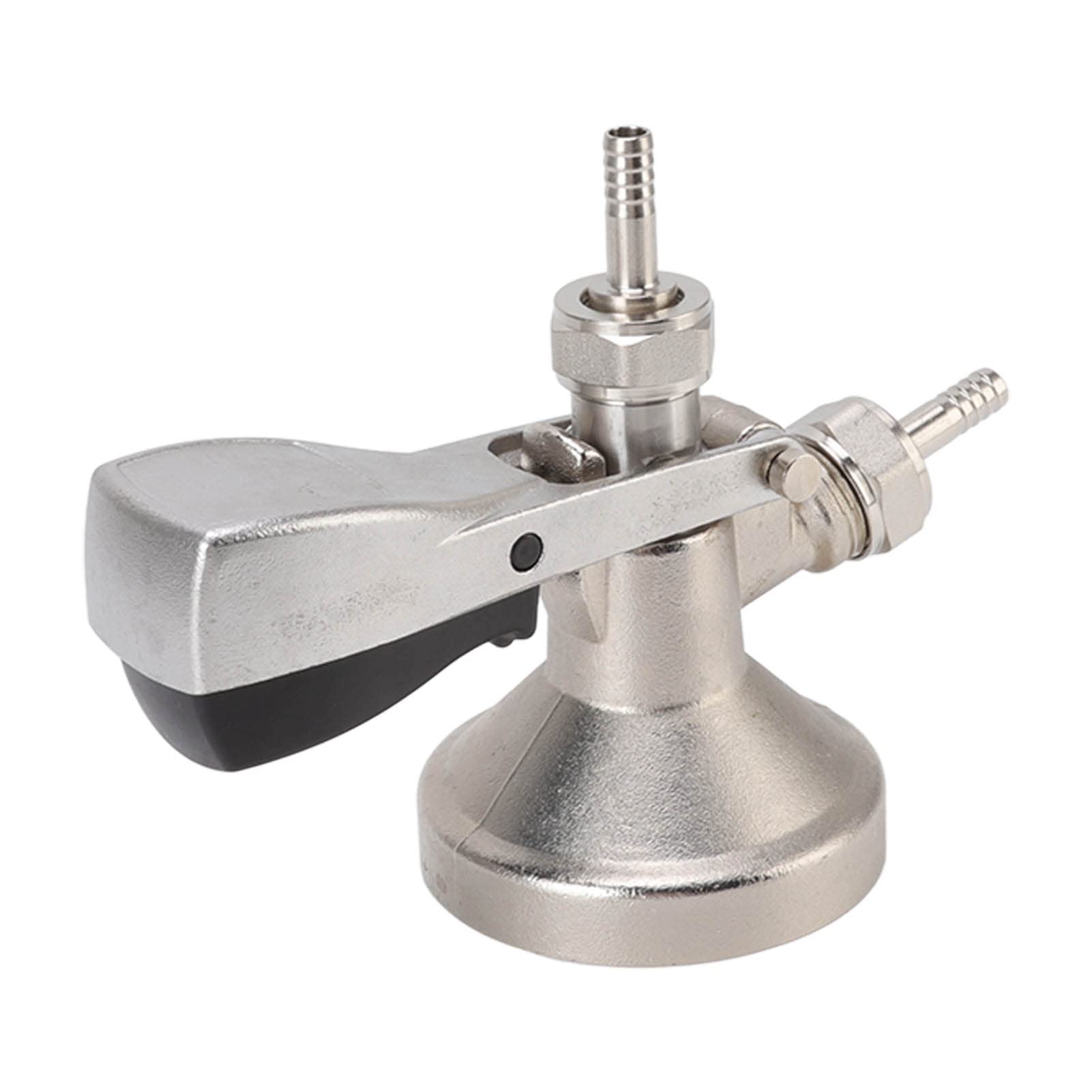 Accoppiatore per Birra, Dispenser Triangolare con Corpo in Ottone con Sonda in Acciaio Inossidabile, Connettore per Fusto Tipo G, Perfetto per Birra, Vino, Soda, Facile da