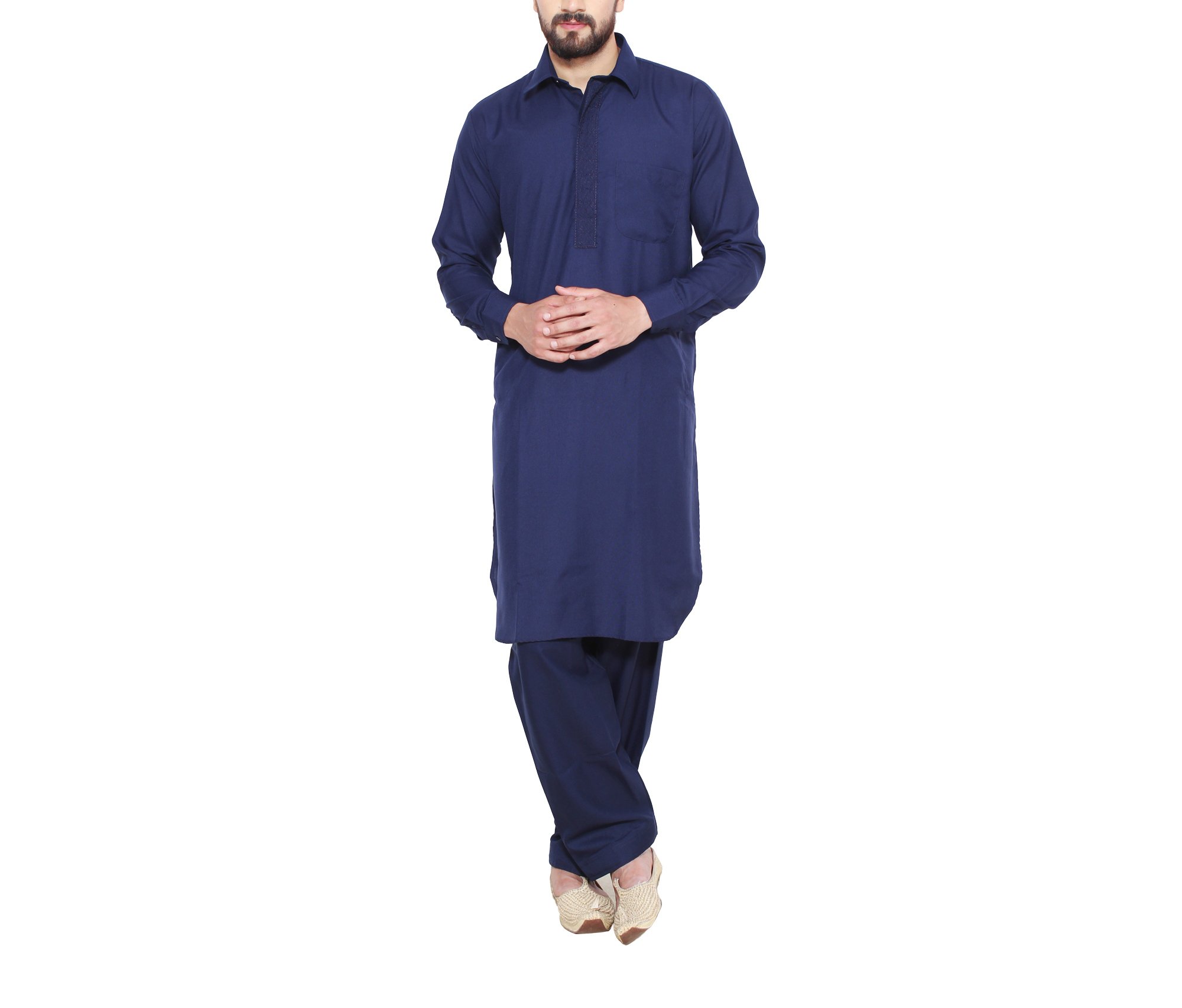 Sojanya(Since 1958, Cotton Blend Pathani Kurta Salwar