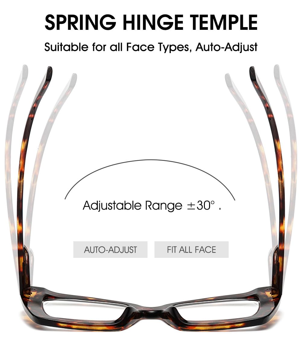 VEVESMUNDO Damen Lesebrille Blaulichtfilter Groß Katzenaugen Kunststoff Anti Blaulicht Lesehilfe Brillen