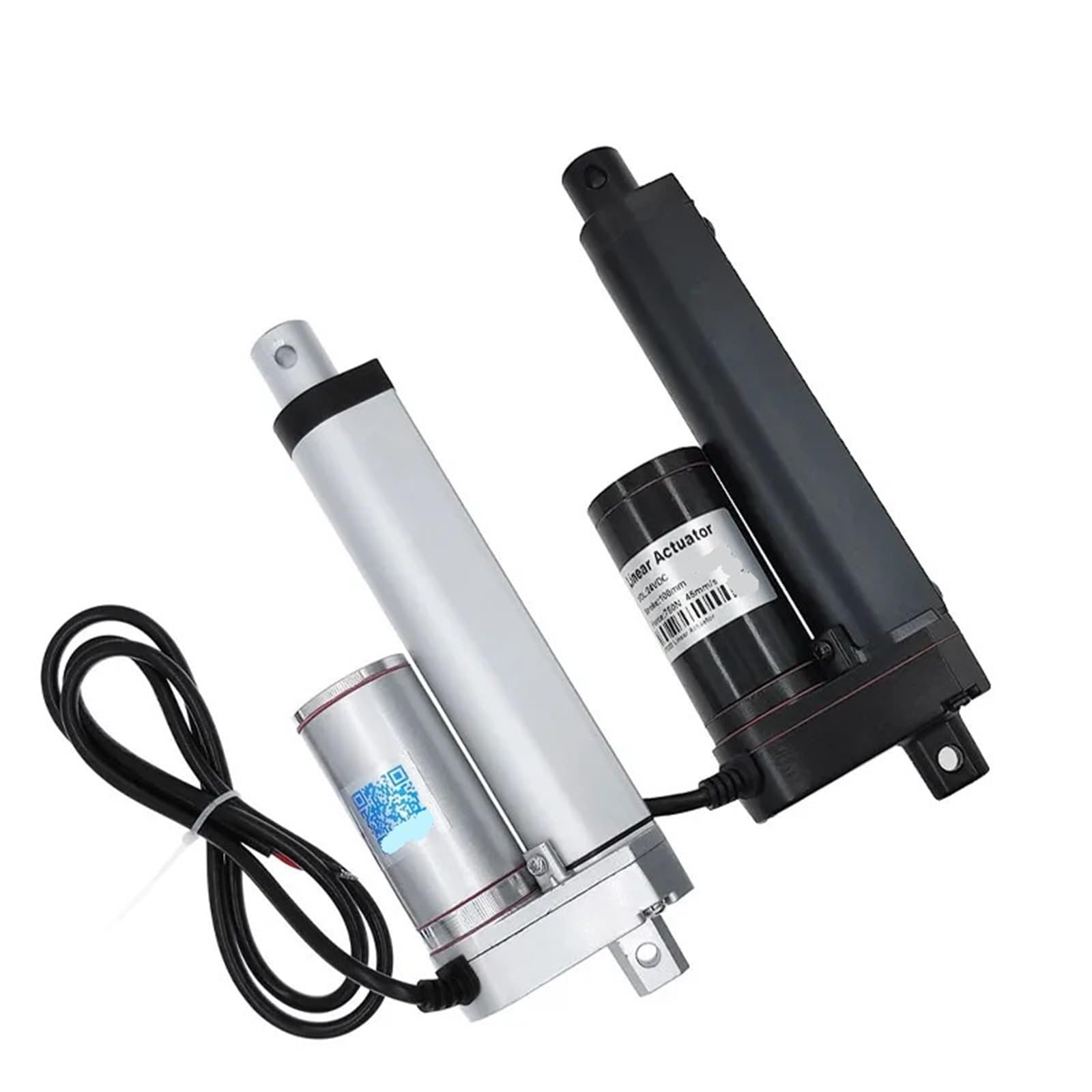 Sterownik silnika liniowego o skoku 100 mm DC 12 V 24 V 100/300/500/700/1000/1200/1500N 1 szt. (12 V 700N 15 MM.S_WHITE 100 mm)