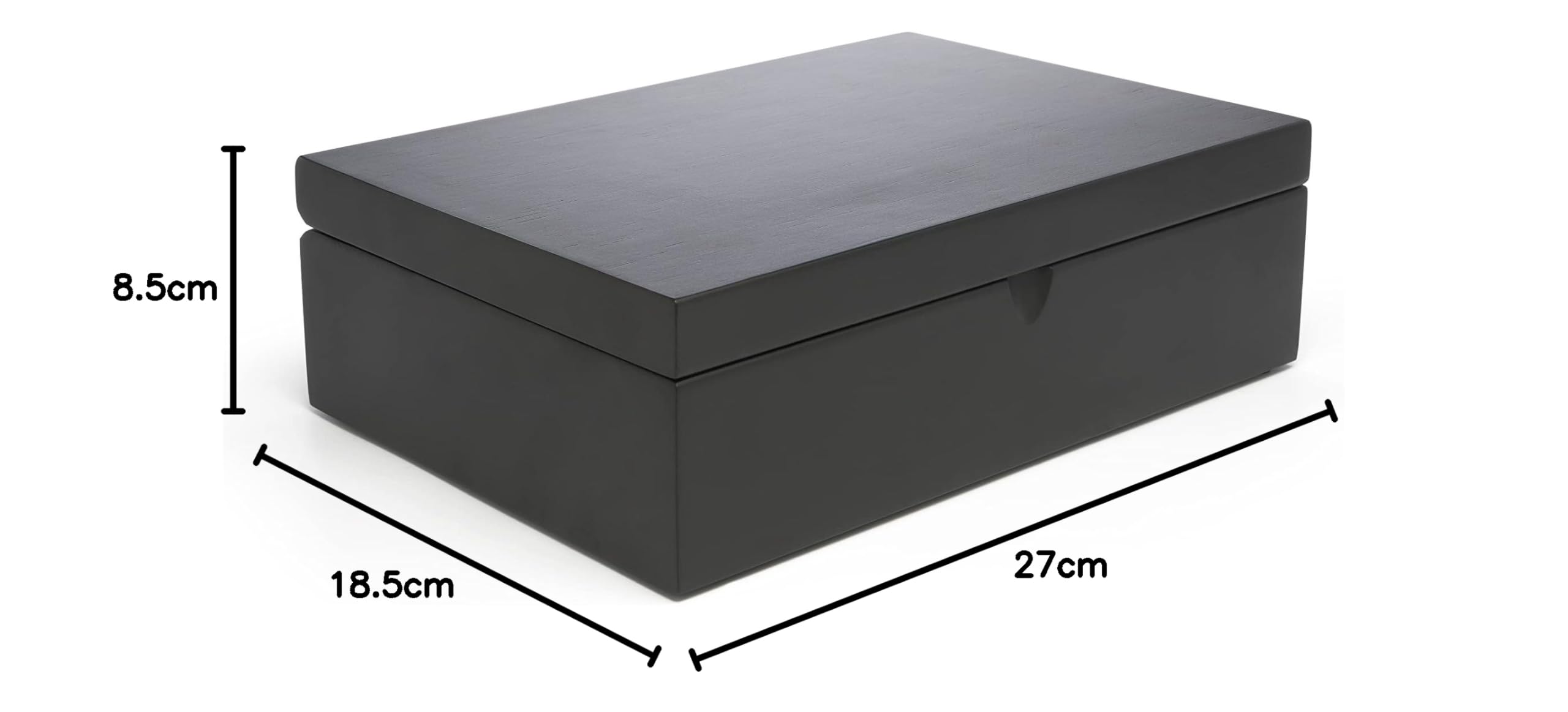 Bredemeijer Coffret à thé noir avec 6 boîtes 184009