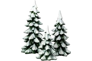 Department 56 Accessories for Villages Winter Pines Accessory Figurine, Village Trees