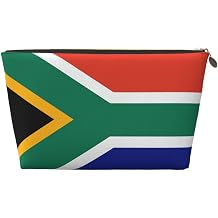 ASYG Cute South Africa Flag Travel Makeup Bag Cosmetic Bag Small Pouch Purse Bags for Women Men