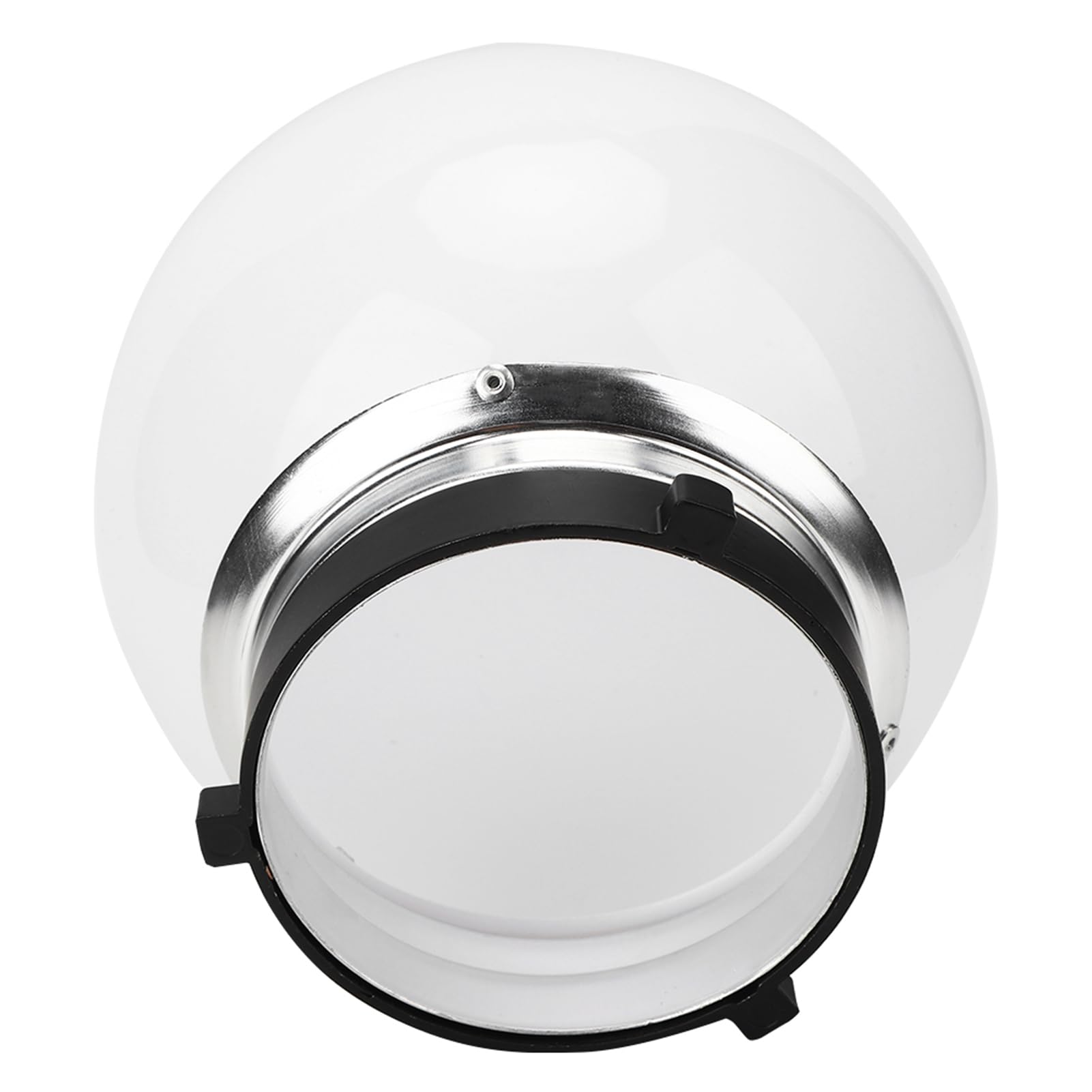 Sfera di Luce Morbida per Accessorio Fotografico, Diffusore Sferico Traslucido da 15 Cm Sfera di Luce Morbida per Accessorio Fotografico con Supporto Bowens