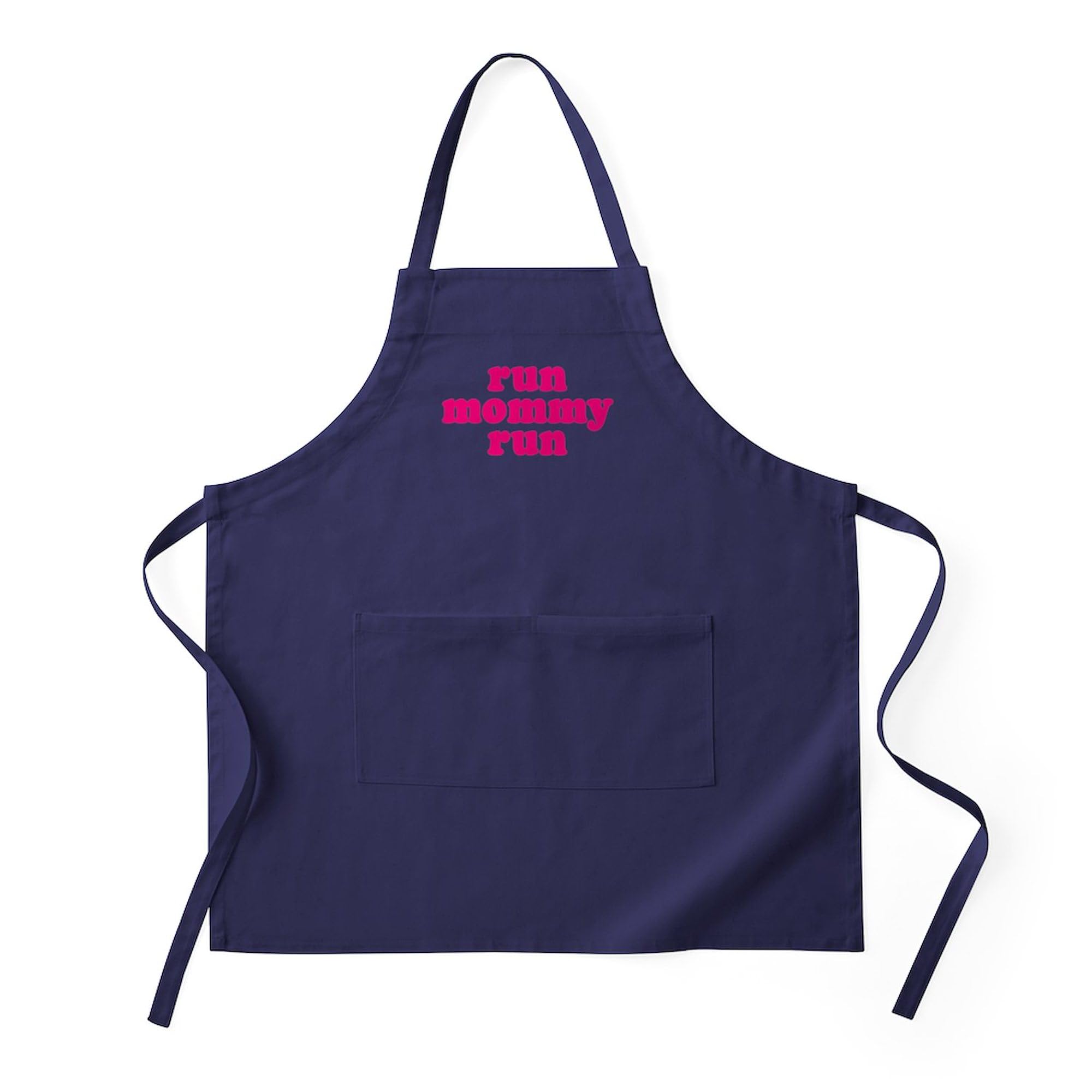 CafePress Run Mommy Run Apron (Dark) Kitchen Apron with Pockets, Grilling Apron, Baking Apron