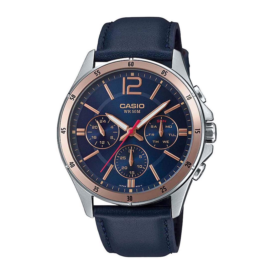 Casio Enticer Analog Blue Dial Mens Watch-MTP-1374L-2AVDF/MTP-1374HL-2AVIF (B0827TB7NF) Amazon Price History, Amazon Price Tracker