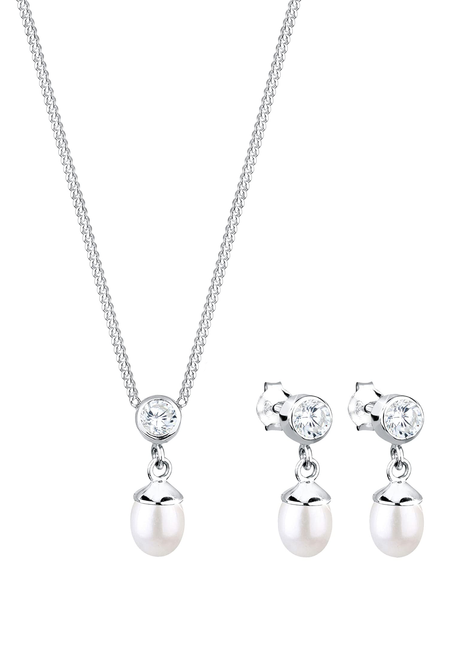 Elli Women's 925 Sterling Silver Zirconium Oxide Jewellery Set 0904682413_45