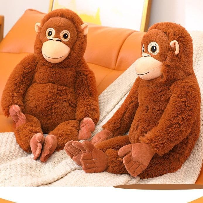 Punch Monkey Toy for Kids — Interactive Plush Boxing Monkey, Soft Padded Fist, Light-Up Belly, Durable Springs, Ages 3+ (Brown)-image-35