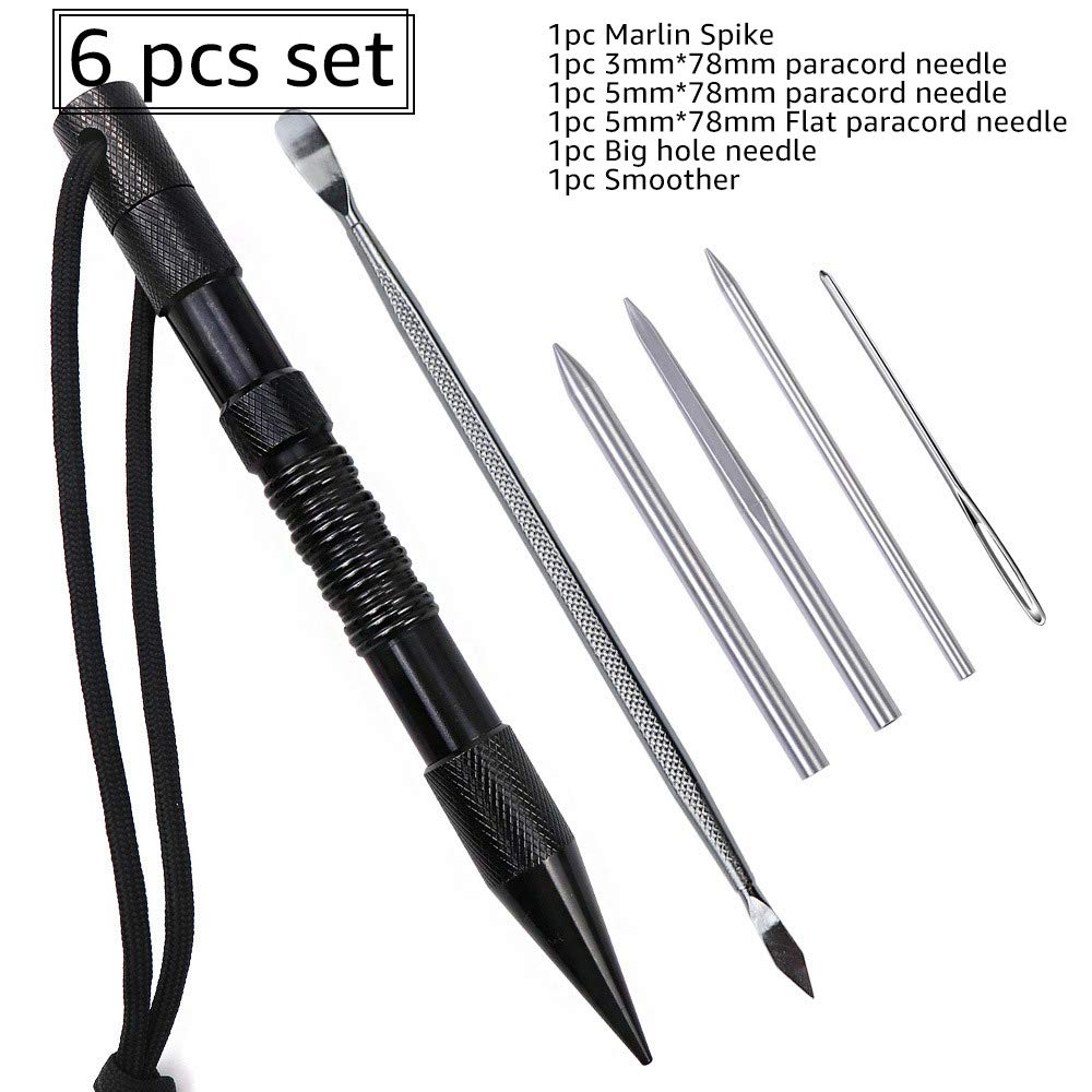 Buy WILDAIR 6 Pack Marlin Spike with Lacing Needles/Fids for Paracord