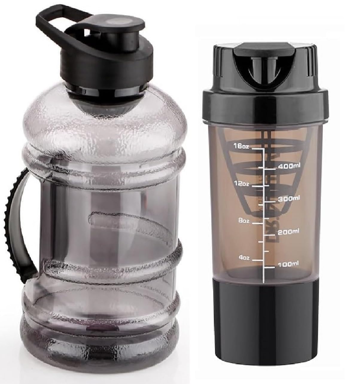 AASAVI Gym Combo Spider Shaker 500ml With 1.5L Sports Water Bottle Pack of Half Gallon Gym Water Bottle and Protein Shaker with Extra Compartment Gym Sipper Shaker Bottle (Pack of 2 Assorted Colour) (B0CK5MJ6ZB) Amazon Price History, Amazon Price Tracker