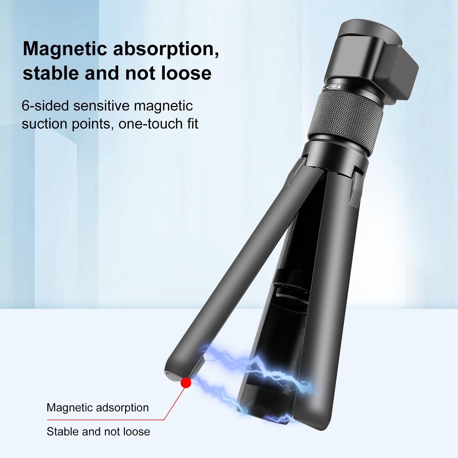PULUZ Bullet Time Handle Treppiede Impugnatura Rotante per Insta 360 X4/X3, DJI Pocket 3, GoPro, Desktop Treppiede Stand Action Camera Selfie Stick