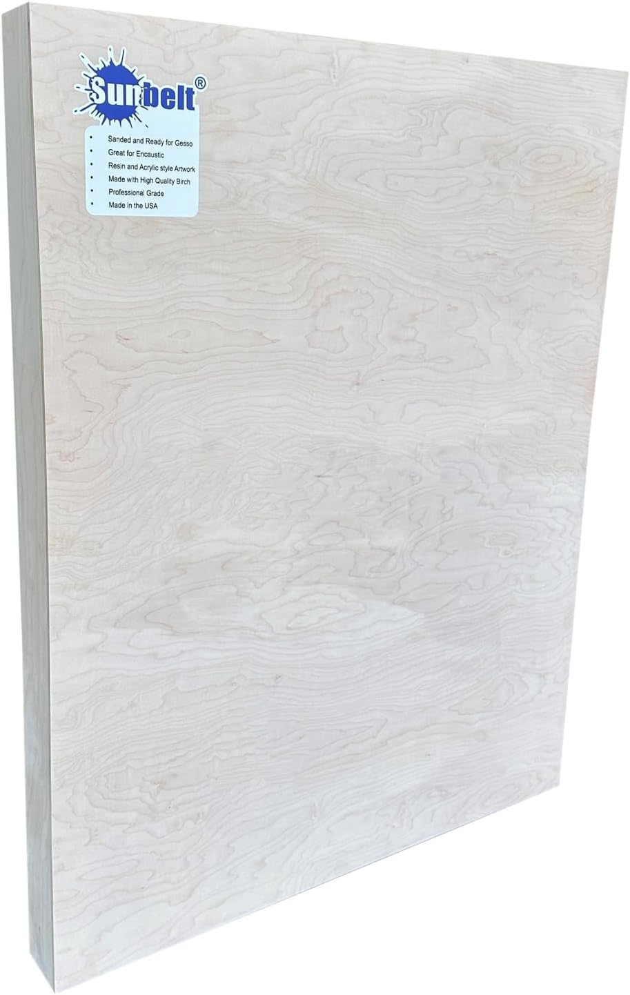 Sunbelt Mfg. Co. 6 Pack of 2 deep Cradled Painting Panels. (Multiple Sizes) (12x18x2)